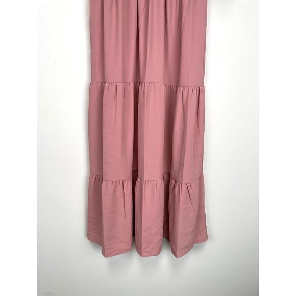 NWT WAYF Camden Smocked Puff Sleeve Tiered Maxi Dress - Picture 10 of 13